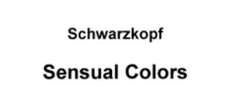 Schwarzkopf Sensual Colors Logo (DPMA, 06/19/2009)