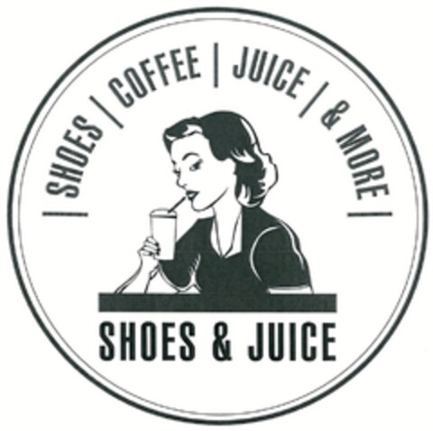 SHOES COFFEE JUICE & MORE SHOES & JUICE Logo (DPMA, 01/23/2015)