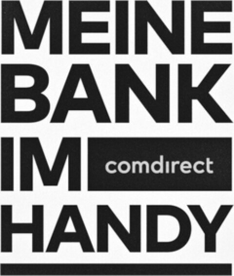 MEINE BANK IM HANDY Logo (DPMA, 25.03.2020)