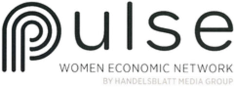 pulse WOMEN ECONOMIC NETWORK BY HANDELSBLATT MEDIA GROUP Logo (DPMA, 08.11.2023)