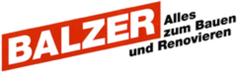 BALZER Alles zum Bauen und Renovieren Logo (DPMA, 18.04.2023)