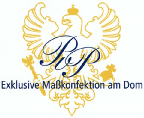 P v P Exklusive Maßkonfektion am Dom Logo (DPMA, 26.01.2004)