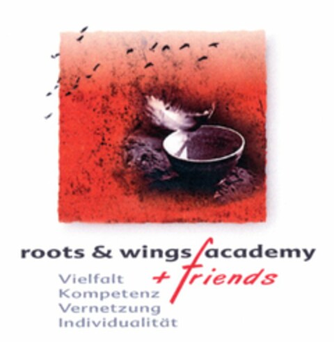 roots & wings academy + friends Logo (DPMA, 17.05.2004)