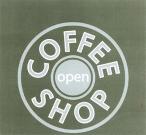 COFFEE SHOP open Logo (DPMA, 18.12.2007)