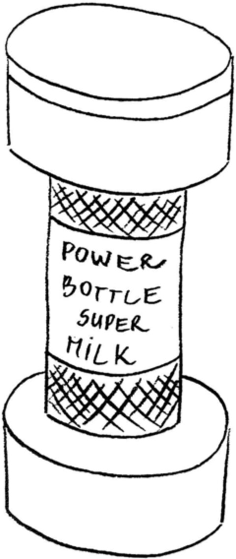 POWER BOTTLE SUPER MILK Logo (DPMA, 06/16/1995)