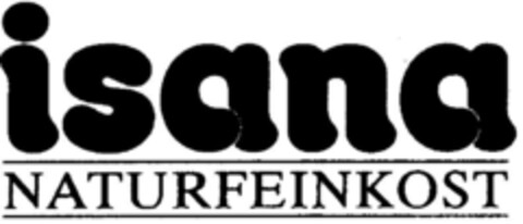 isana NATURFEINKOST Logo (DPMA, 11/16/1995)