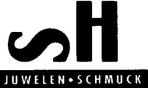 S H JUWELEN-SCHMUCK Logo (DPMA, 22.12.1995)