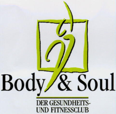 Body & Soul DER GESUNDHEITS- UND FITNESSCLUB Logo (DPMA, 20.08.1996)