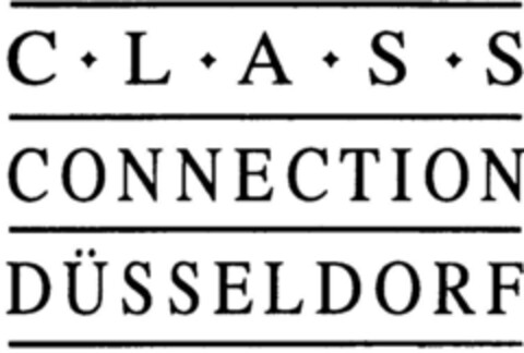 CLASS CONNECTION DÜSSELDORF Logo (DPMA, 13.12.1996)