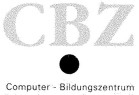 CBZ Computer - Bildungszentrum Logo (DPMA, 09/26/1997)