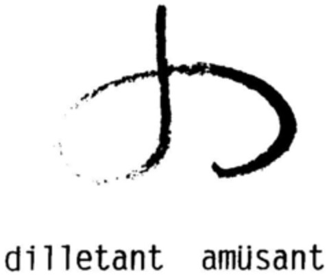 dilletant amüsant Logo (DPMA, 16.09.1998)