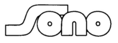 SONO Logo (DPMA, 25.09.1998)