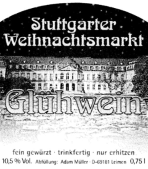 Stuttgarter Weihnachtsmarkt Glühwein Logo (DPMA, 03.12.1998)