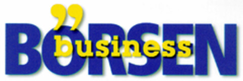 BÖRSEN business Logo (DPMA, 29.04.1999)