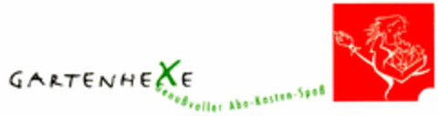 GARTENHEXE Genußvoller Abo-Kasten-Spaß Logo (DPMA, 06/14/1999)