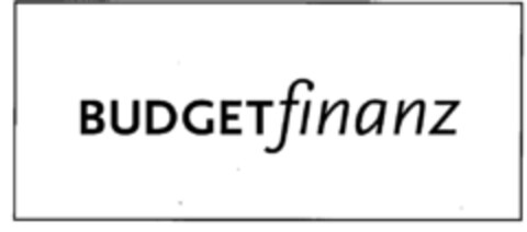 BUDGETfinanz Logo (DPMA, 08/24/1999)