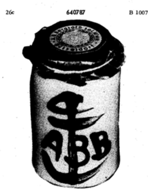ABB Logo (DPMA, 10.03.1950)