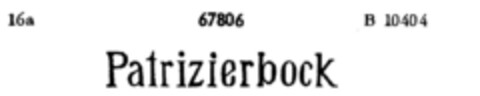 Patrizierbock Logo (DPMA, 05.02.1904)