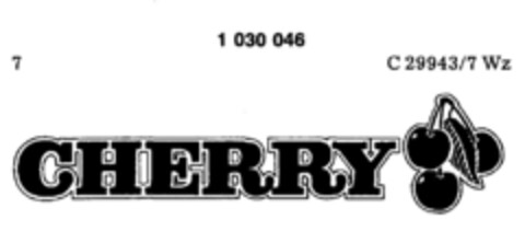 CHERRY Logo (DPMA, 01/17/1981)