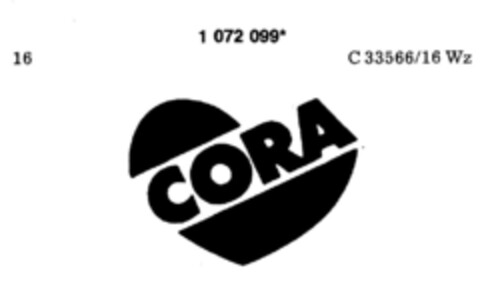 CORA Logo (DPMA, 10/20/1984)