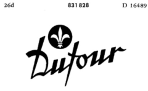 Dufour Logo (DPMA, 31.12.1963)