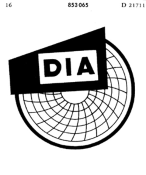 DIA Logo (DPMA, 14.12.1967)