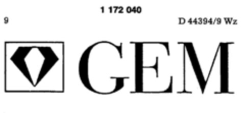 GEM Logo (DPMA, 03.03.1988)