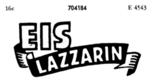 EIS LAZZARIN Logo (DPMA, 07/27/1956)