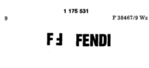 F FENDI Logo (DPMA, 30.03.1990)