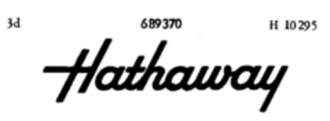 Hathaway Logo (DPMA, 06/27/1955)