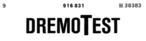 DREMOTEST Logo (DPMA, 05/24/1973)