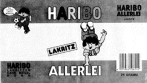 HARIBO ALLERLEI Logo (DPMA, 29.10.1982)