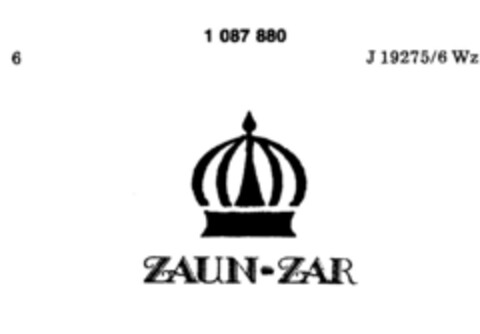 ZAUN-ZAR Logo (DPMA, 28.06.1984)