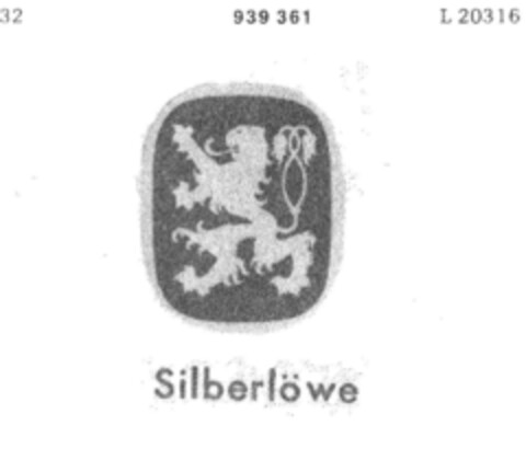 Silberlöwe Logo (DPMA, 07.02.1975)