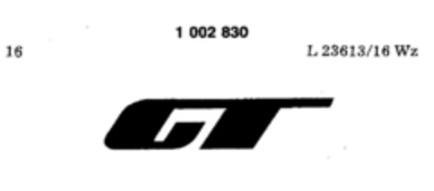 GT Logo (DPMA, 20.08.1979)