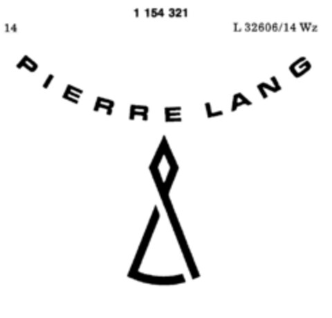 PIERRE  LANG Logo (DPMA, 16.08.1989)
