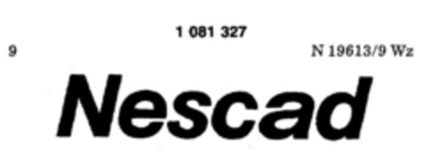 Nescad Logo (DPMA, 22.03.1985)