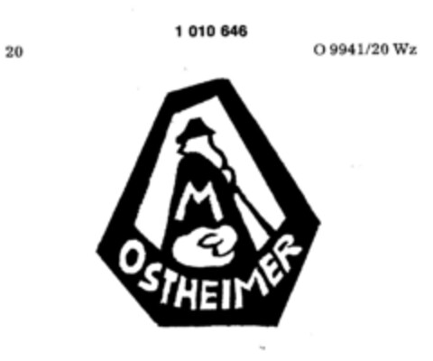 M OSTHEIMER Logo (DPMA, 23.01.1980)