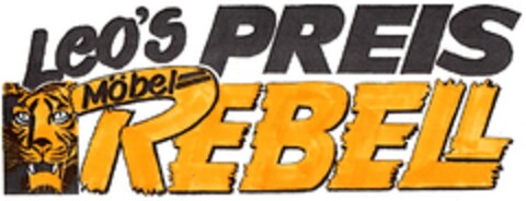 Leo`s Möbel PREIS REBELL Logo (DPMA, 12.08.1992)