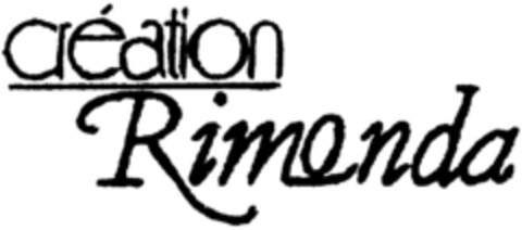 creation Rimonda Logo (DPMA, 20.03.1992)