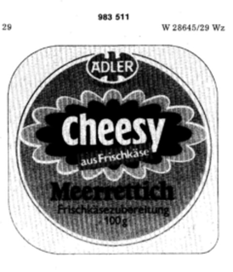 ADLER Cheesy Logo (DPMA, 31.05.1978)