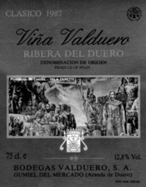 Vina Valduero Logo (DPMA, 28.02.1991)