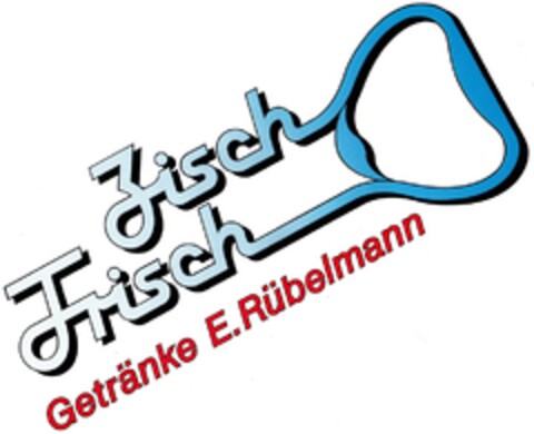 Zisch Frisch Getränke E. Rübelmann Logo (DPMA, 04/02/1985)