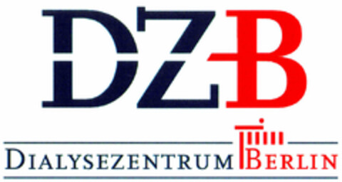 DZB DIALYSEZENTRUM BERLIN Logo (DPMA, 01/04/2001)