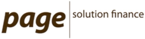 page solution finance Logo (DPMA, 20.05.2008)