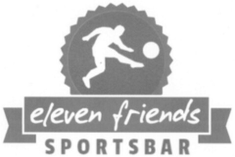 eleven friends SPORTSBAR Logo (DPMA, 12/11/2013)