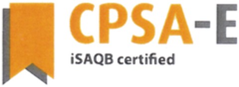 CPSA-E iSAQB certified Logo (DPMA, 05.06.2013)