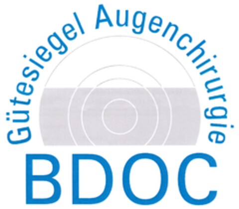 Gütesiegel Augenchirurgie BDOC Logo (DPMA, 11/06/2014)