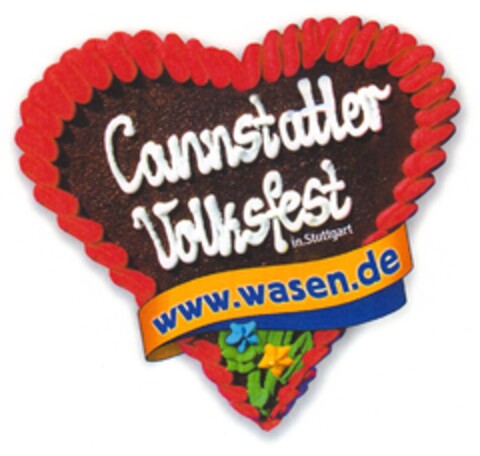 Cannstatter Volksfest in.Stuttgart www.wasen.de Logo (DPMA, 28.01.2015)