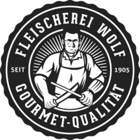 FLEISCHEREI WOLF GOURMET-QUALITÄT SEIT 1905 Logo (DPMA, 06.09.2016)